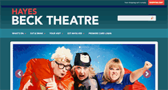 Desktop Screenshot of becktheatre.org.uk